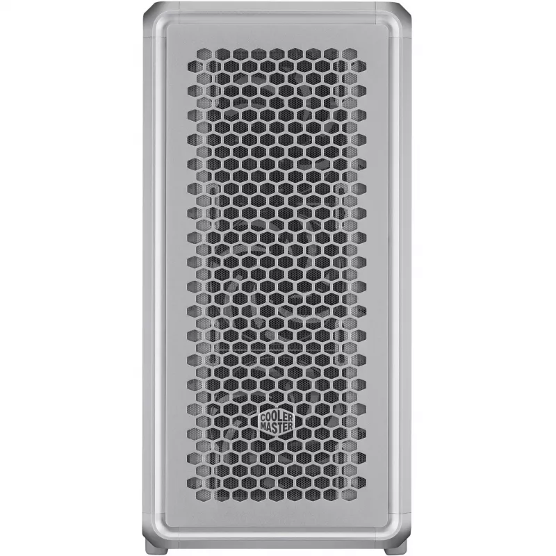 Pc-behuizing Cooler Master MasterFrame 600 midi tower zilver — ATX/Micro-ATX/ITX, gehard glas, ondersteunt 3x140 mm frontventilatoren