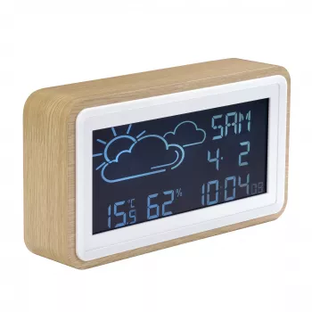 Digitaal weerstation Denver WS-72 hout LCD DC/batterij