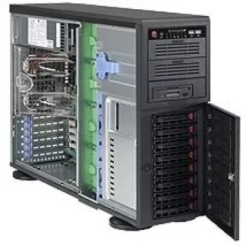 Computerbehuizing Supermicro CSE-743TQ-903B-SQ Full Tower zwart