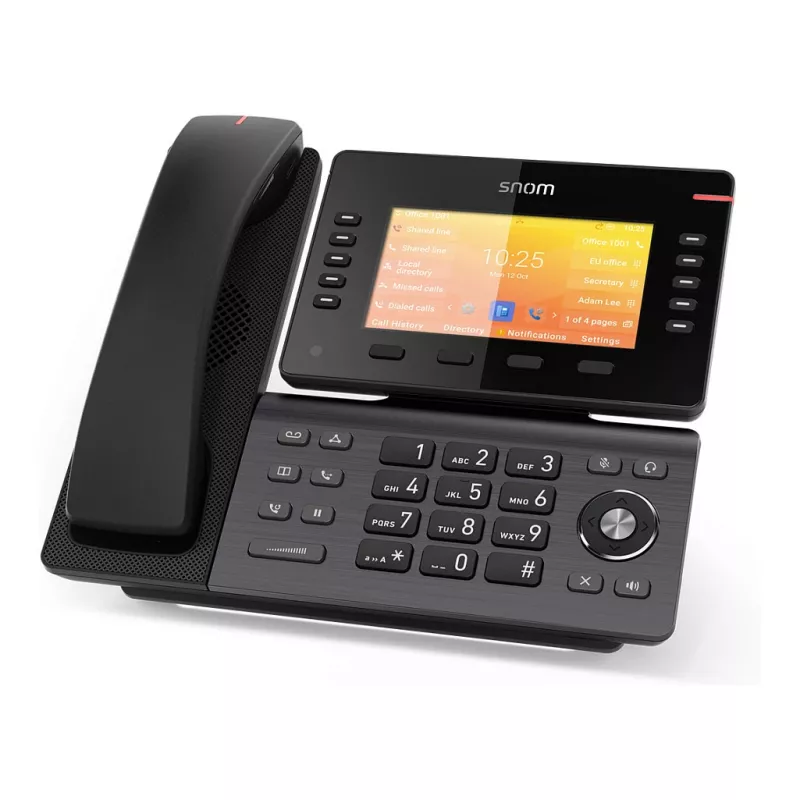 Snom D892M, IP-telefoon, zwart, tafel-/wandmontage, Linux, TFT, 12,7 cm (5 inch)