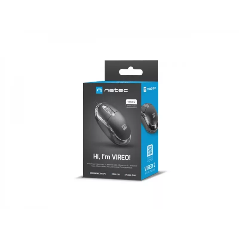Muis NATEC Vireo 2 USB Type-A optisch