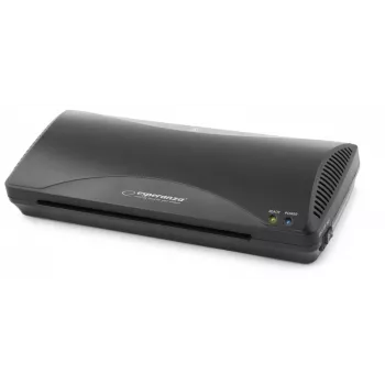 Koud-/heetlaminator ESPERANZA EFL001 — A4, max. breedte 24 cm, 80–125 µm folie, 250 mm/min, dikte 0,6 mm