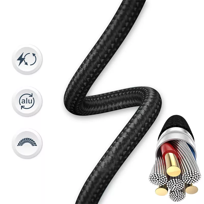USB-C-naar-Lightning-kabel Tellur TLL155781 – 1 m, 3 A