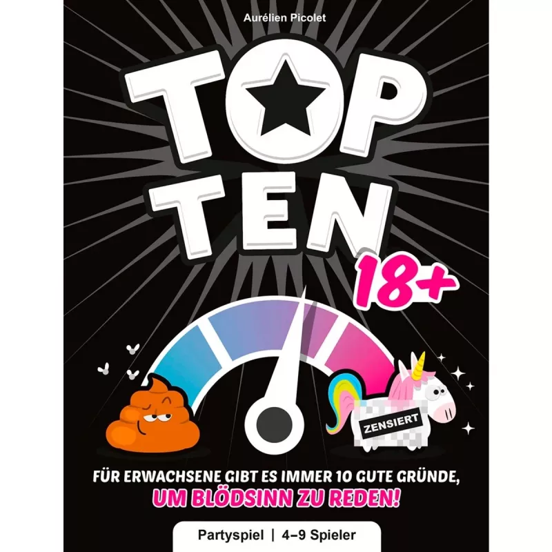 Top Ten 18+, partyspel