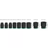 Slagsleutelset Bosch Powertools PRO 1/2 inch 9-delig, zwart