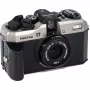 Pentax 17 filmcamera, zwart/zilver