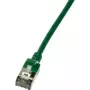 LogiLink slanke U/FTP netwerkkabel 5 m Cat6a U/FTP (STP) groen (CQ9065S)