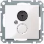 Merten 296919 wandafdekking/schakelaarafdekking wit (296919)