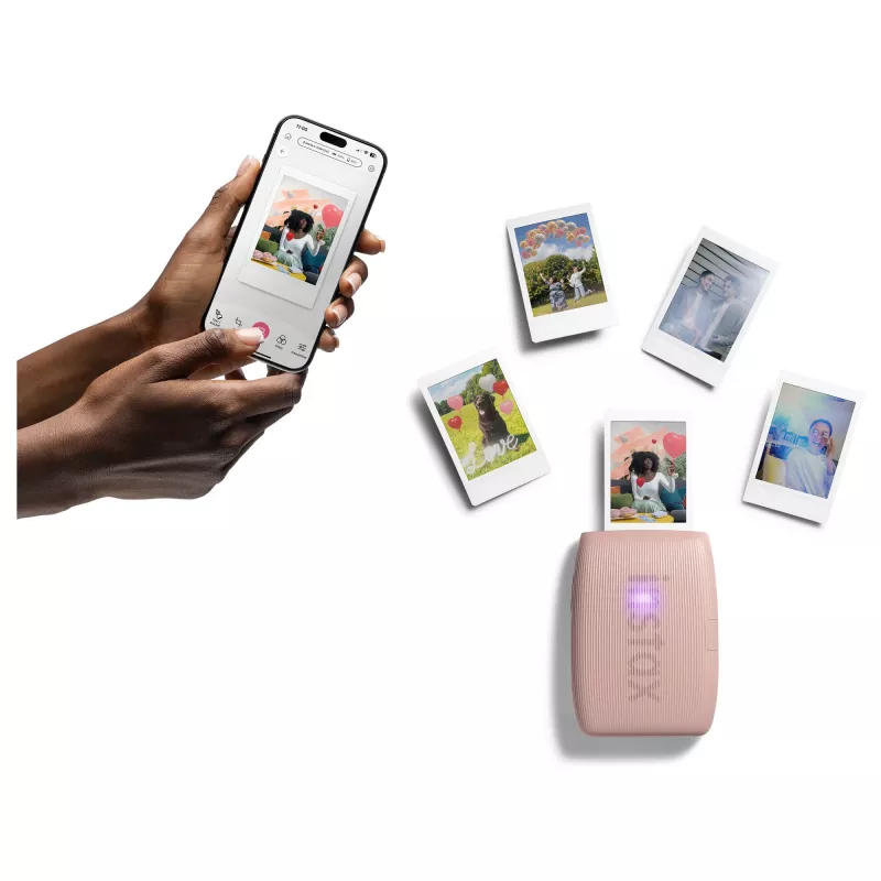 Fotoprinter Fujifilm Instax Mini Link 3 roze Bluetooth draagbare instantprinter