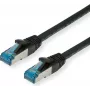 VALUE S/FTP PiMF patchkabel Cat.6A kl. EA zwart 0,15m - FTP - PIMF (21.99.1984)