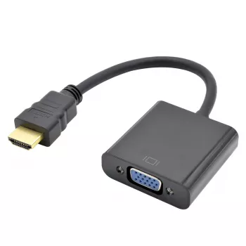 VGA-naar-HDMI-adapterkabel TB AKTBXVAHMVGAF15 15 cm, VGA (bus) naar HDMI (stekker)