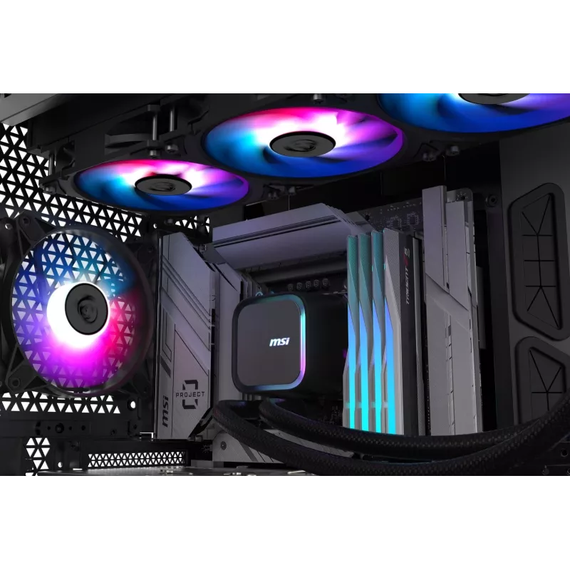 MSI MAG Coreliquid A13 360 moederbord, processor all-in-one-vloeistofkoeler 12 cm zwart 1 stuk