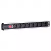 Stekkerdoos rackmount Intellinet 19 inch 8-voudig Duitse uitvoering