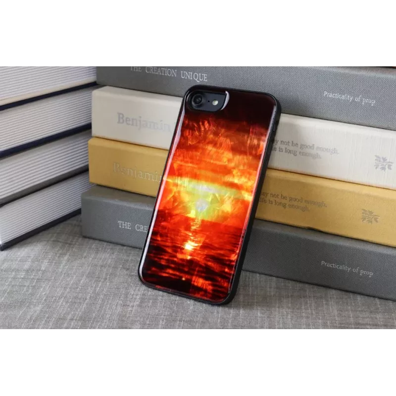 iKins hoesje voor Apple iPhone 8 / 7 — sunset zwart
