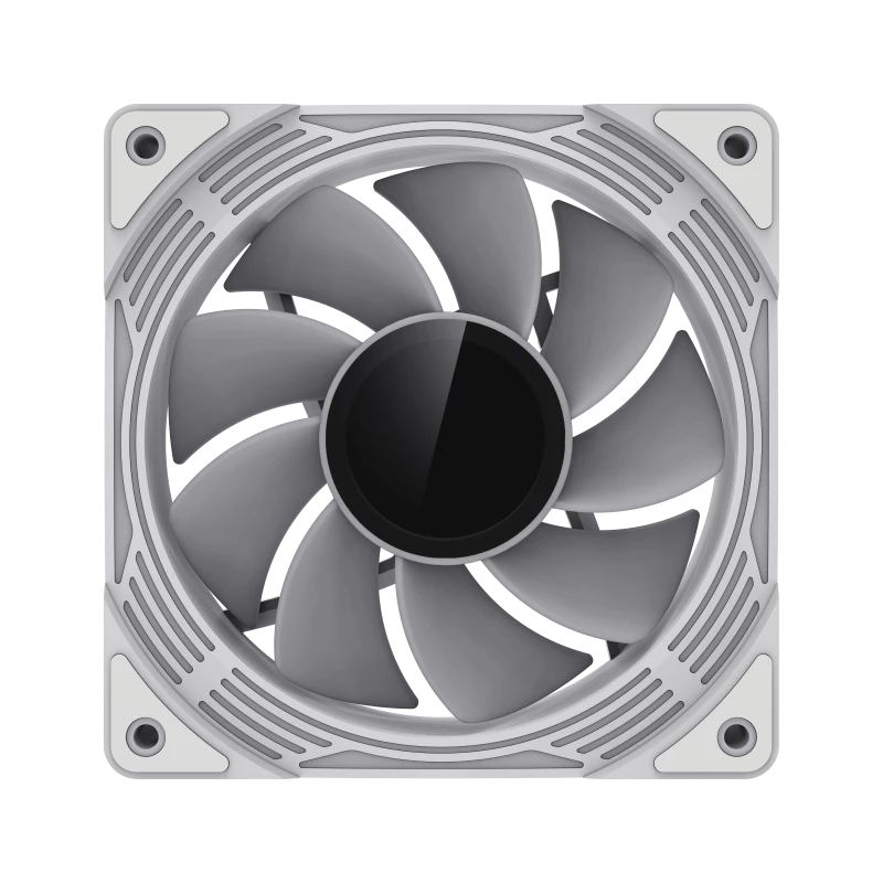 Gamemax | behuizingsventilator | KF300R BK | wit
