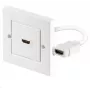 Microconnect HDMWALL1 stopcontact HDMI wit