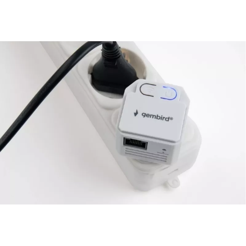Netwerk-repeater Gembird WNP-RP300-03, 300 Mbit/s, 2,4 GHz, 3 dBi interne antenne, 1x RJ-45