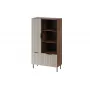 Boekenkast Cama Meble ALMERA Cama 4, notenhout/cashmere, 90×42×165 cm