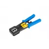 Krimptang LANBERG NT-0204 voor RJ-45-stekkers, zwart/blauw, 272×110,5×30 mm, 140 g