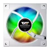 Koelventilator Darkflash DM20 wit 120mm 3-pins voor pc-behuizing en CPU-koeling