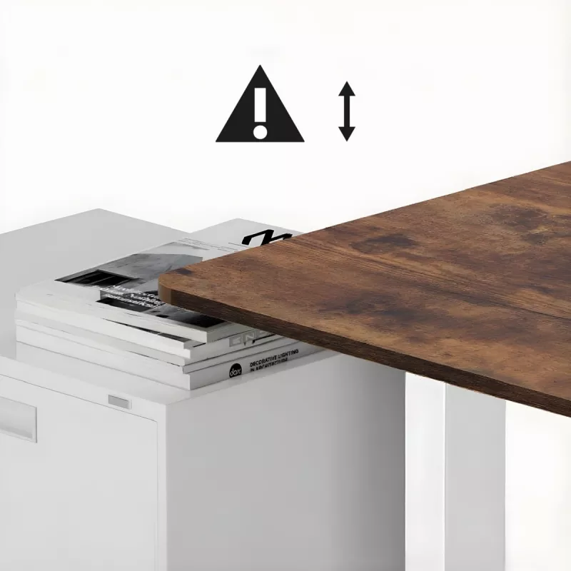 Elektrisch in hoogte verstelbaar bureau ergo office ER-400 W — max. hoogte 1160 mm, max. belasting 80 kg