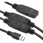 Verlengkabel USB 3.0 AF – AM, 20 m