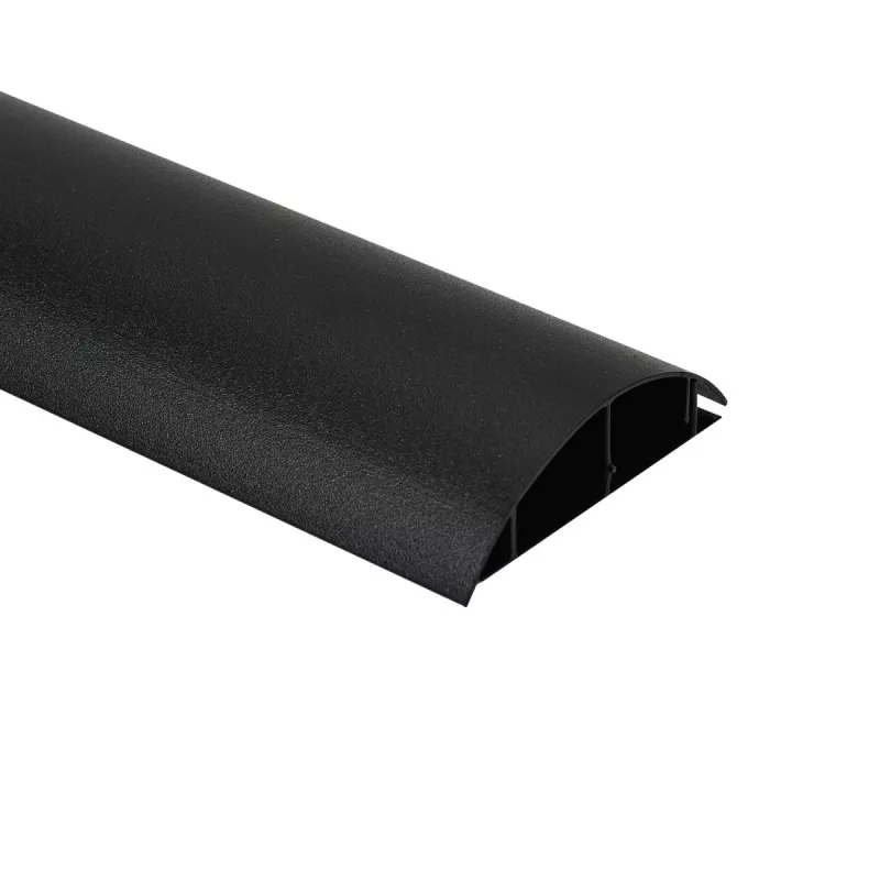 Kabelgoot aluminium MACLEAN MC-814 B zwart — kabelgootafdekking