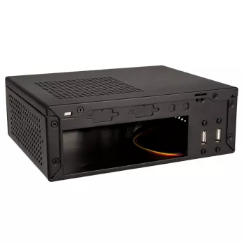 Mini-STX behuizing Akasa Cypher ST V2 zwart voor 2,5-inch drives