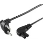 Netkabel ShiverPeaks 09-06001 — eurostekker haaks naar IEC 60320 C7, 1,5 m