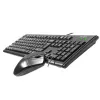 A4Tech KM-72620D - toetsenbord-muisset - USB - US - zwart