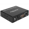 HDMI stereo / 5.1-kanaals audio-extractor 4K, adapter zwart