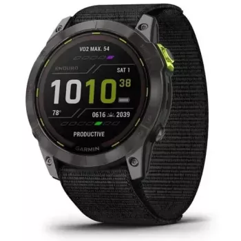 Garmin Enduro 2 3,56 cm (1,4 inch) MIP 35 mm digitaal 280 x 280 pixel touchscreen grijs Wi-Fi GPS (satelliet)