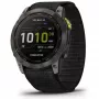 Garmin Enduro 2 Sapphire Solar sporthorloge 35 mm, 1,4" MIP-aanraakscherm 280 x 280, 32 GB, GPS, wifi, Carbon Grey DLC-titanium kast, zwarte band