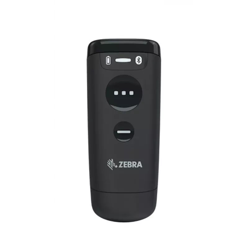 Handheld barcodescanner Zebra CS60 1D/2D LED draadloos IP65 zwart, Bluetooth/USB, 100 m bereik, 83 g