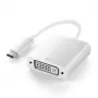 USB-C-naar-DVI-adapter extra digital DV00DV4063 met 15 cm kabel, video-uitgang voor USB-C-apparaten