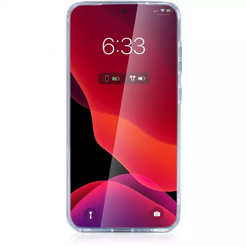 nevox StyleShell SHOCKFlex 2463 hoesje voor Samsung Galaxy S25+, polycarbonaat/TPU, transparant