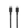 USB-C-naar-Lightning-kabel Native Union Night kabel 3 m – zwart/grijs, 3 m lengte