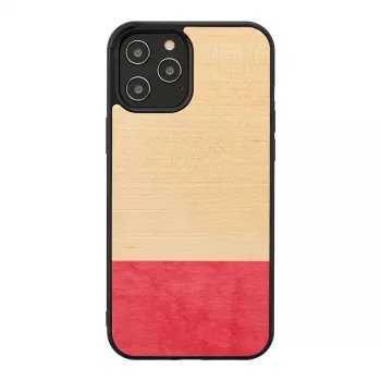 Telefoonhoesje Man and Wood voor iPhone 12 / 12 Pro — miss match zwart