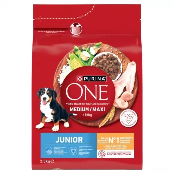 PURINA ONE MED/MAX Junior Kip & rijst 2,5kg