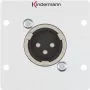 XLR-contactdoosinzetstuk Kindermann 7444000416
