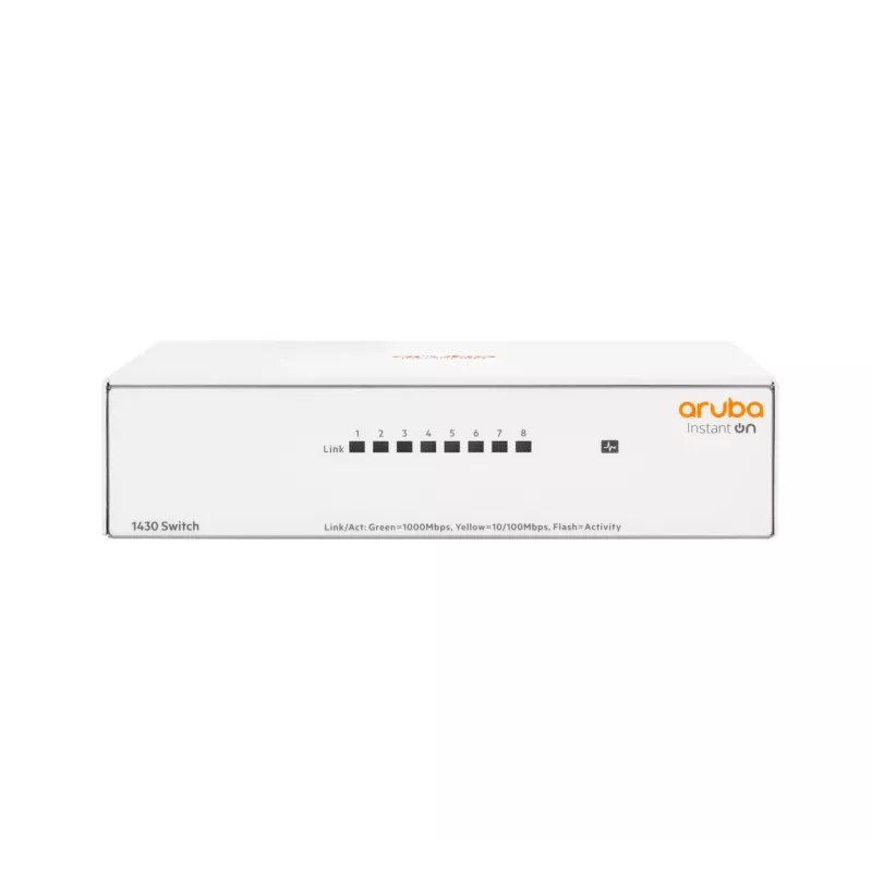 Unmanaged switch Aruba Instant On 1430 8G L2 Gigabit Ethernet 8 poorten