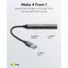 Goobay USB-hub 74456 Type-A 5000 Mbit/s lichtgrijs