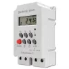 Elektronische DIN-rail tijdschakelaar QOLTEC PC0629 — 24V voeding, 16A uitgang
