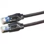 DTWYLER patchkabel Cat.6 klasse E S/FTP CU 7702 flex LSOH Hirose TM21 zwart 2m
