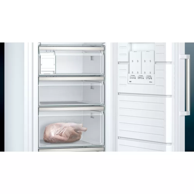 Siemens iQ500 GS58NAWCV vriezer rechtopstaande vriezer vrijstaand 366 L wit