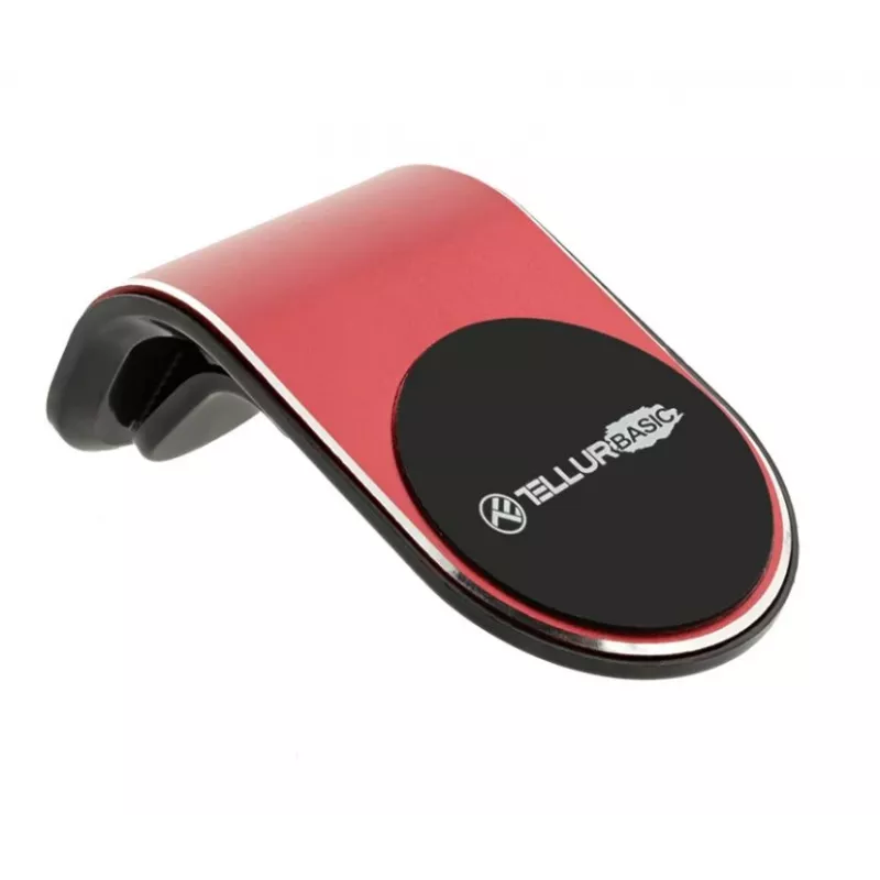 Auto-telefoonhouder Tellur MCM7 magnetische ventilatiehouder, rood