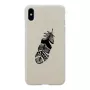 Smartphonehoes man and wood voor iPhone XS Max – Indian wit