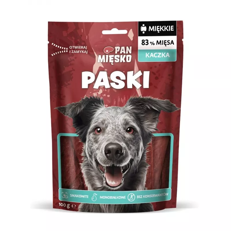 Hondensnack Pan Mięsko eendenreepjes 100 g