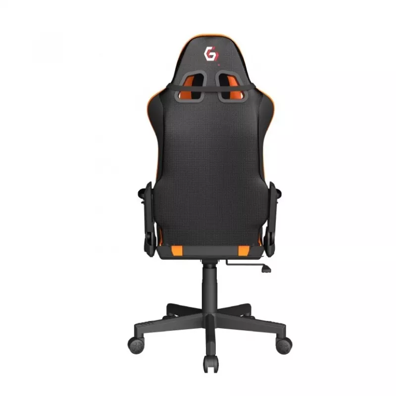 Gamingstoel GEMBIRD GC-SCORPION-04X zwart-oranje ergonomisch design, verstelbare zitting, hoge rugleuning