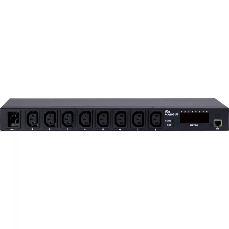 Inter-Tech SW-0816 Power Distribution Unit (PDU) 8 AC-stopcontacten zwart